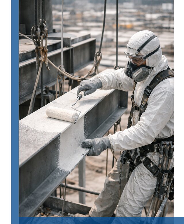 Профессиональная огнезащитная обработка металлоконструкций в Владикавказе