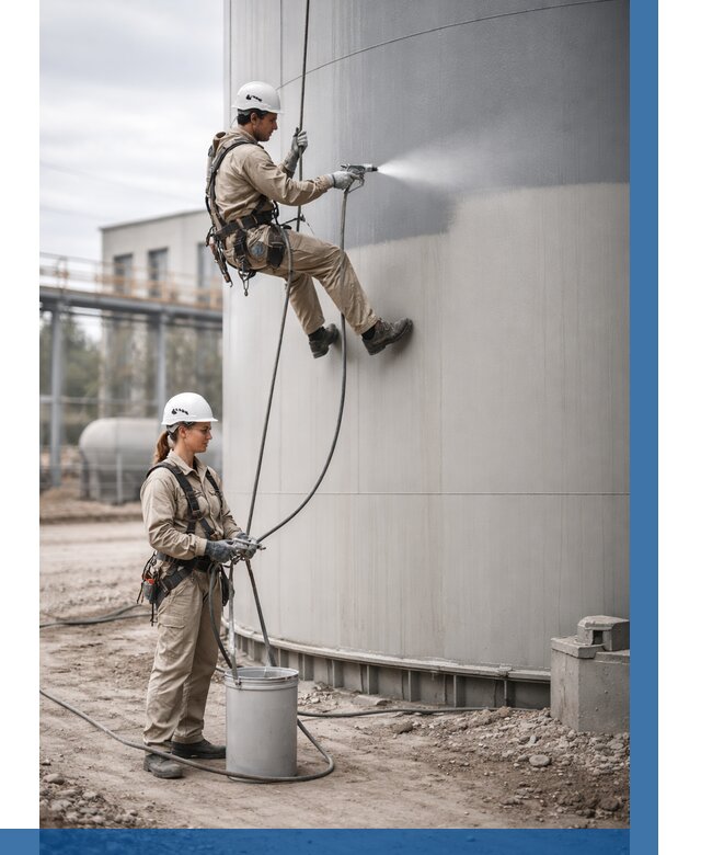 Покраска резервуаров в Владикавказе от 1237 р. | ВЫСОТНИК-Вкз — заказать