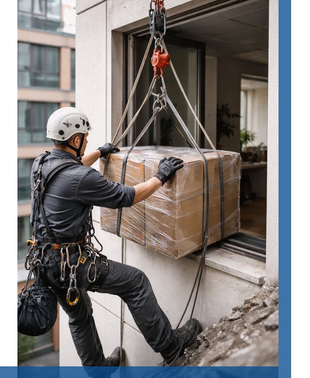 Подъем груза через окно в Владикавказе от 4639 р. | ВЫСОТНИК-Вкз