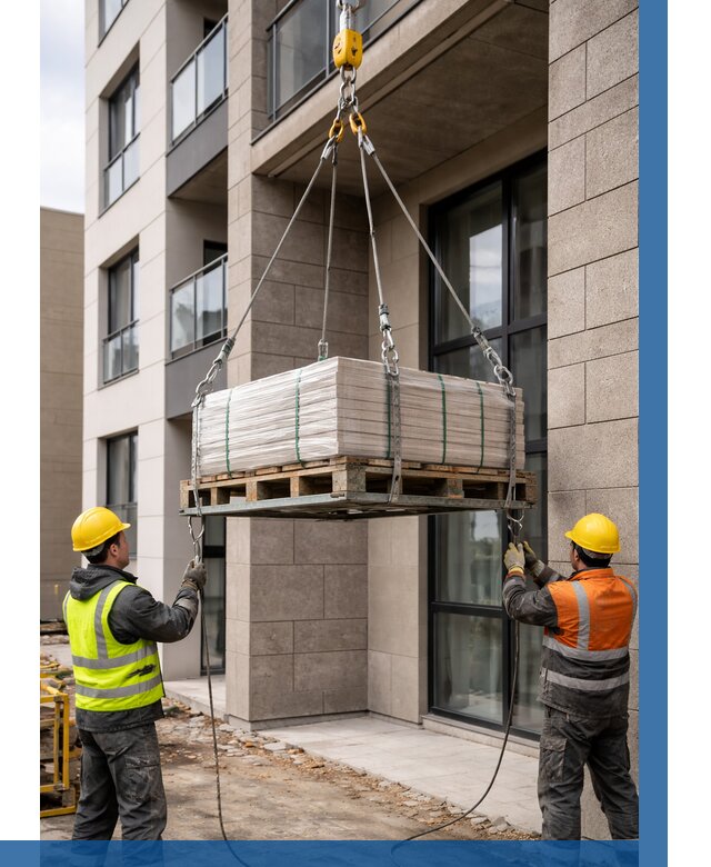 Подъем керамогранита на этаж в Владикавказе от 3608 р. | ВЫСОТНИК-Вкз