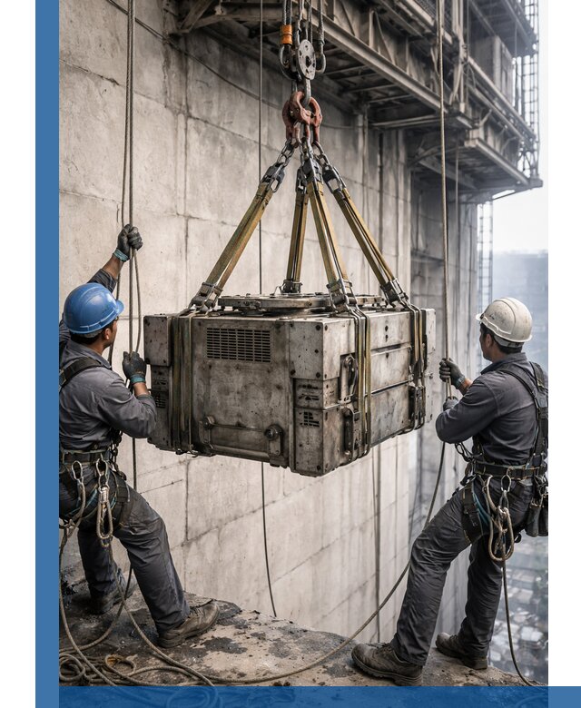 Такелажные работы на высоте, подъем и монтаж грузов в Владикавказе