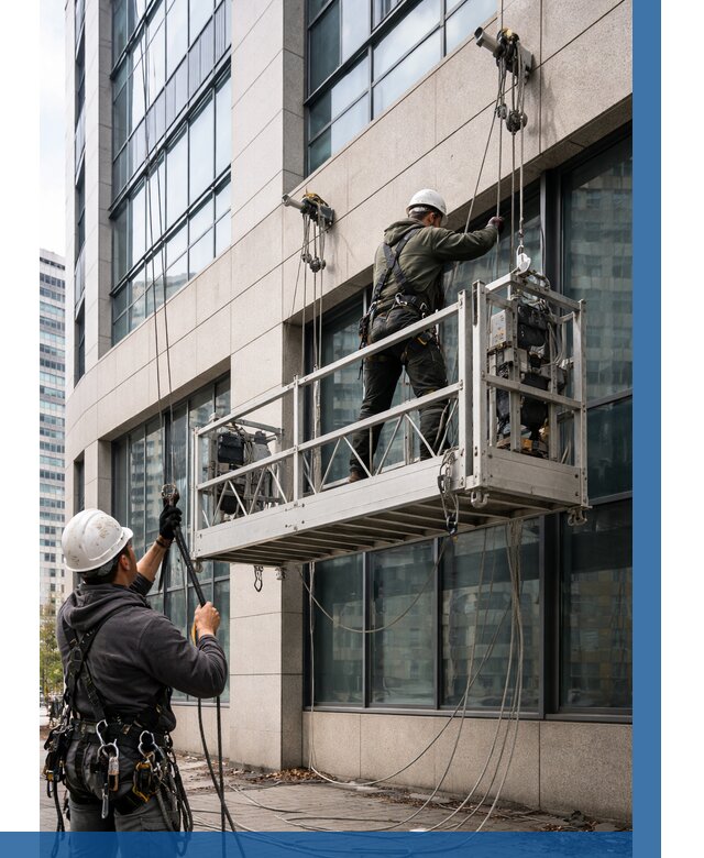 Монтаж и подъем фасадной люльки в Владикавказе от 12370 р. | ВЫСОТНИК-Вкз