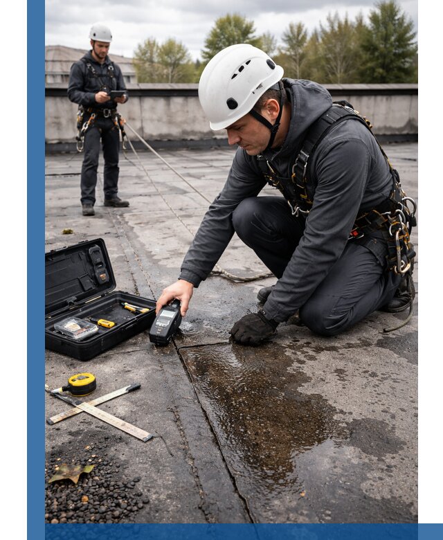 Обследование кровли на протечки и выявление дефектов в Владикавказе