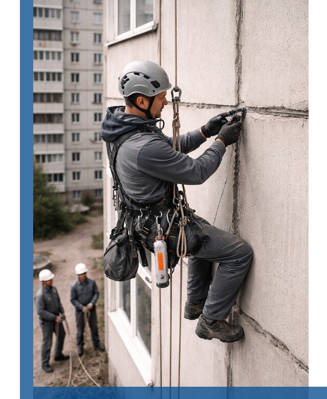 Обследование межпанельных швов и герметизация в Владикавказе