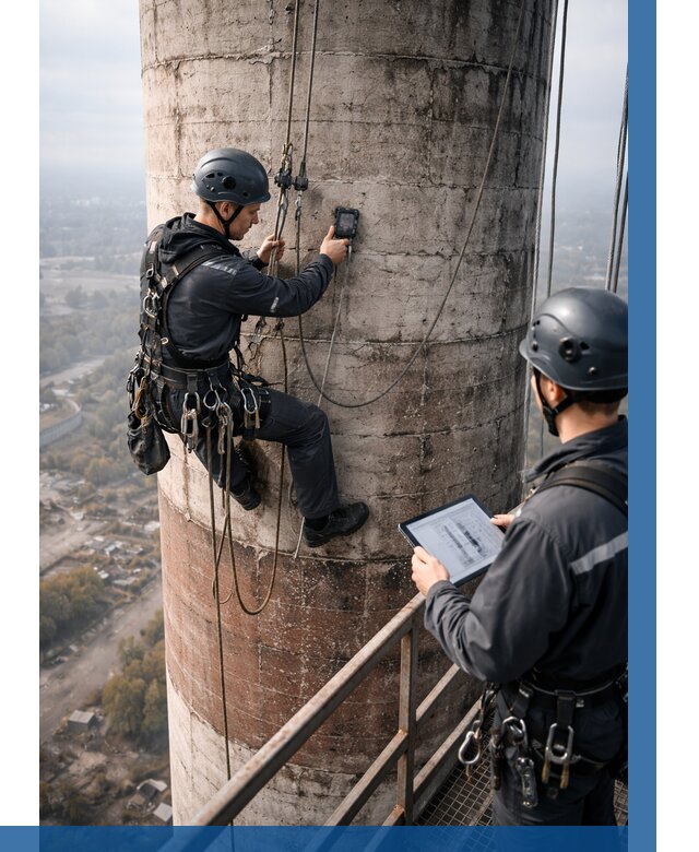 Обследование дымовой трубы в Владикавказе от 8246 р. | ВЫСОТНИК-Вкз